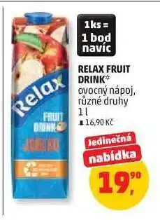 Penny Market RELAX FRUIT DRINK nabídka