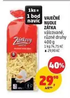 Penny Market VAJEČNÉ NUDLE ZÁTKA nabídka