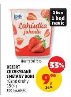 Penny Market DEZERT ZE ZAKYSANÉ SMETANY BONI nabídka