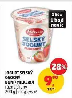 Penny Market Jogurt Selský Ovocný Boni/Milkeria nabídka