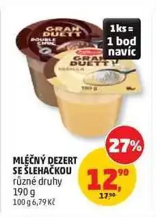 Penny Market MLÉČNÝ DEZERT SE ŠLEHAČKOU nabídka