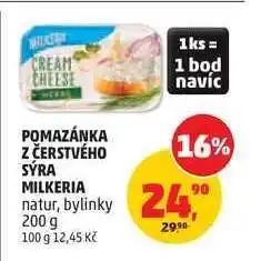 Penny Market POMAZÁNKA Z ČERSTVÉHO SÝRA MILKERIA nabídka