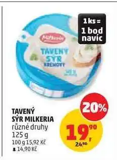 Penny Market Tavený sýr Milkeria nabídka