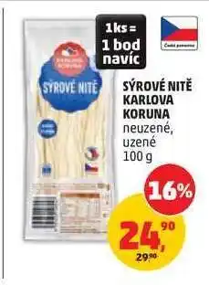Penny Market Sýrové nitě Karlova Koruna nabídka