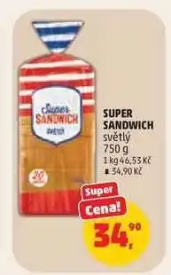 Penny Market Super Sandwich světlý nabídka