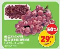 Penny Market Hrozny tmavé/růžové bezsemenné nabídka