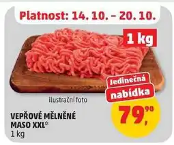 Penny Market Vepřové mleté maso XXL nabídka