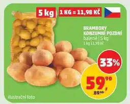Penny Market Brambory konzumní pozdní nabídka