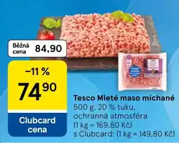 Tesco Tesco Mleté maso míchané nabídka