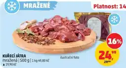 Penny Market KUŘECÍ JÁTRA mražená nabídka