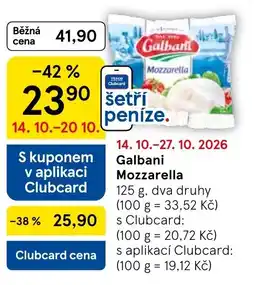 Tesco Galbani Mozzarella nabídka