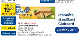 Tesco Opavia Zlaté Oplatky nabídka