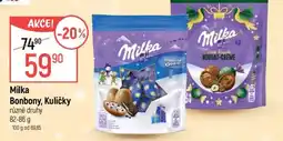 Globus Milka Bonbony, Kuličky nabídka