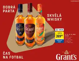 Tesco Grants skvělá whisky nabídka