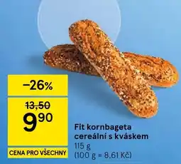 Tesco Fit kornbageta cereální s kváskem nabídka