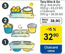 Tesco Tany Bite & Go nabídka