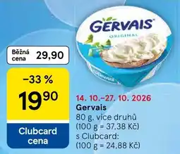 Tesco Gervais nabídka