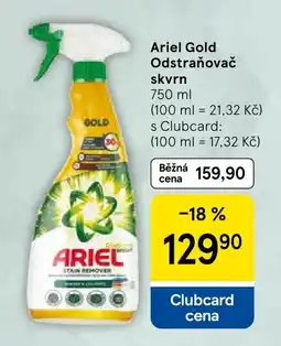 Tesco Ariel Gold Odstraňovač skvrn nabídka