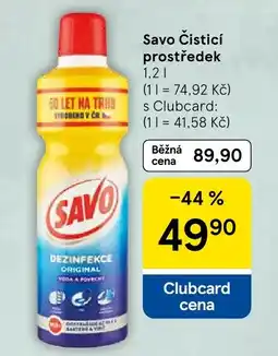 Tesco Savo čisticí prostředek nabídka