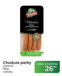 Tamda Foods Chodura vídeňské párky nabídka