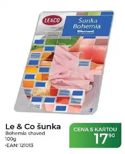 Tamda Foods Le & Co šunka Bohemia shaved nabídka