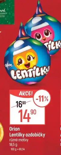 Globus Orion Lentilky ozdobičky nabídka