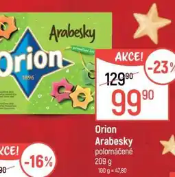 Globus Orion Arabesky polomáčené nabídka