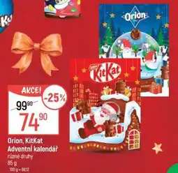 Globus Orion, KitKat Adventní kalendář nabídka