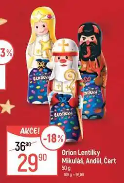 Globus Orion Lentilky Mikuláš, Anděl, Čert nabídka