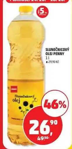 Penny Market SLUNEČNICOVÝ OLEJ PENNY nabídka