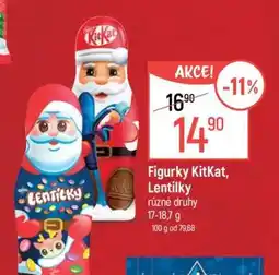 Globus Figurky KitKat, Lentilky nabídka