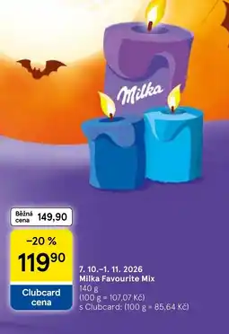 Tesco Milka favourite mix nabídka