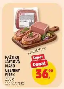 Penny Market PAŠTIKA JÁTROVÁ MASO UZENINY PÍSEK nabídka