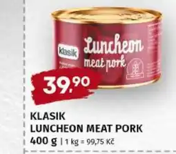 Trefa Klasik luncheon meat pork nabídka
