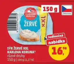 Penny Market Sýr Žervé XXL Karlova Koruna nabídka