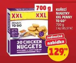 Penny Market Kuřecí nugetky XXL PENNY TO GO nabídka