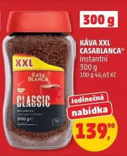 Penny Market KÁVA XXL CASABLANCA instantní nabídka