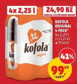 Penny Market KOFOLA ORIGINAL 4 PACK nabídka
