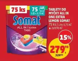 Penny Market Tablety do myčky All in One Extra Lemon Somat nabídka
