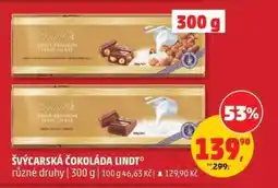 Penny Market Švýcarská čokoláda Lindt nabídka