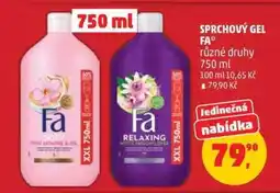 Penny Market SPRCHOVÝ GEL FA nabídka