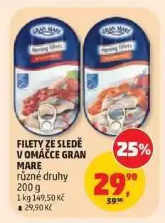 Penny Market FILETY ZE SLEDĚ V OMÁČCE GRAN MARE nabídka