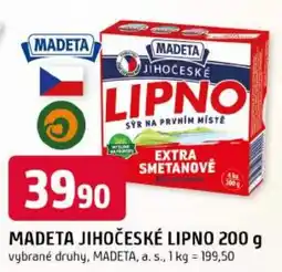 Trefa Madeta jihočeské lipno nabídka