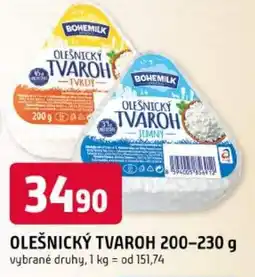 Trefa Bohemia olešnický tvároh nabídka