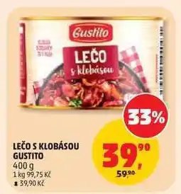 Penny Market LEČO S KLOBÁSOU GUSTITO nabídka