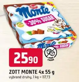 Trefa Zott Monte nabídka