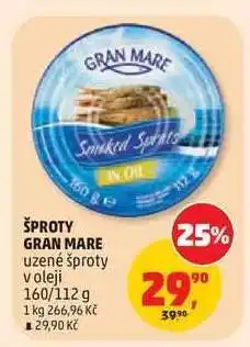 Penny Market ŠPROTY GRAN MARE nabídka