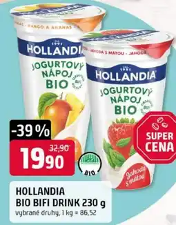 Trefa Hollandia bio bifid drink nabídka