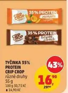 Penny Market TYČINKA 35% PROTEIN CRIP CROP nabídka