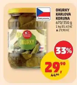 Penny Market Okurky Karlova Koruna nabídka